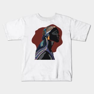 African woman art Kids T-Shirt